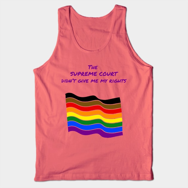 Queer Pride with Stonewall On Back Tank Top by DiamondsandPhoenixFire